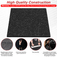 Load image into Gallery viewer, STOZM High Density Rubber Flooring 20”x20” x1”, Set 4 Pcs, 6 Pcs, 8 Pcs