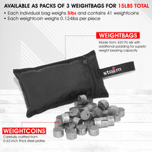Load image into Gallery viewer, STOZM Multifunctional Weightbags 3 PCS (15 LBS Total)