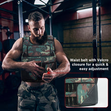 Load image into Gallery viewer, STOZM All Adjustable Weighted Vest / Exercise Vest 43.2lb, Ankle Weights / Leg Weights 12.6lb and Wrist Weights / Arm Weights 10.8lb - Removable Steel Weight Bars Included
